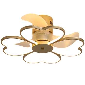 Outdoor Indoor Three Blades Chandelier Ceil Ceiling Fans with Light And Remote Control
