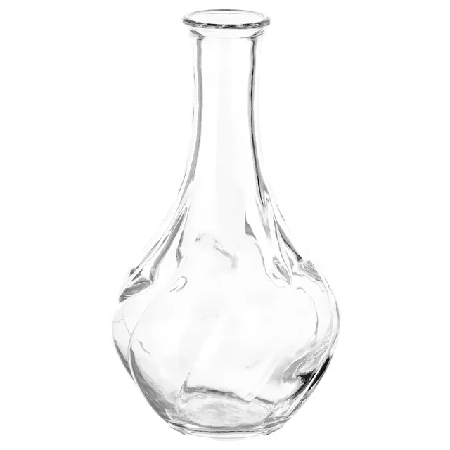 Lower price VILJESTARK clear glass 17cm vase