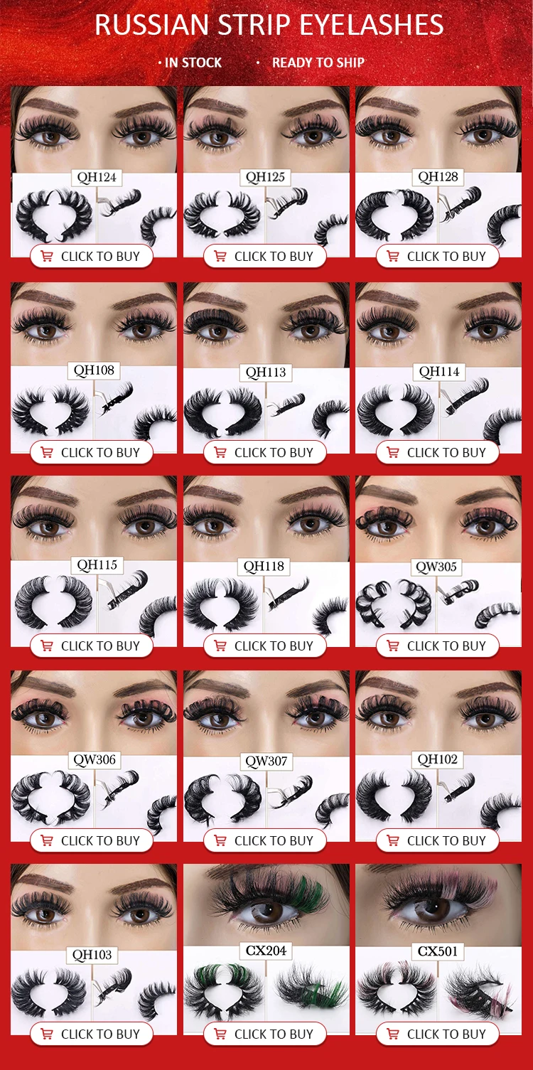 False Synthetic Lashes Mm Faux D D Mink Eyelashes D Silk Russian