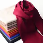 Shawl Scarves Scarf And Scarves Factory Made 100%Cotton Brushed Shawl Plain Color Scarf For Autumn And Winter