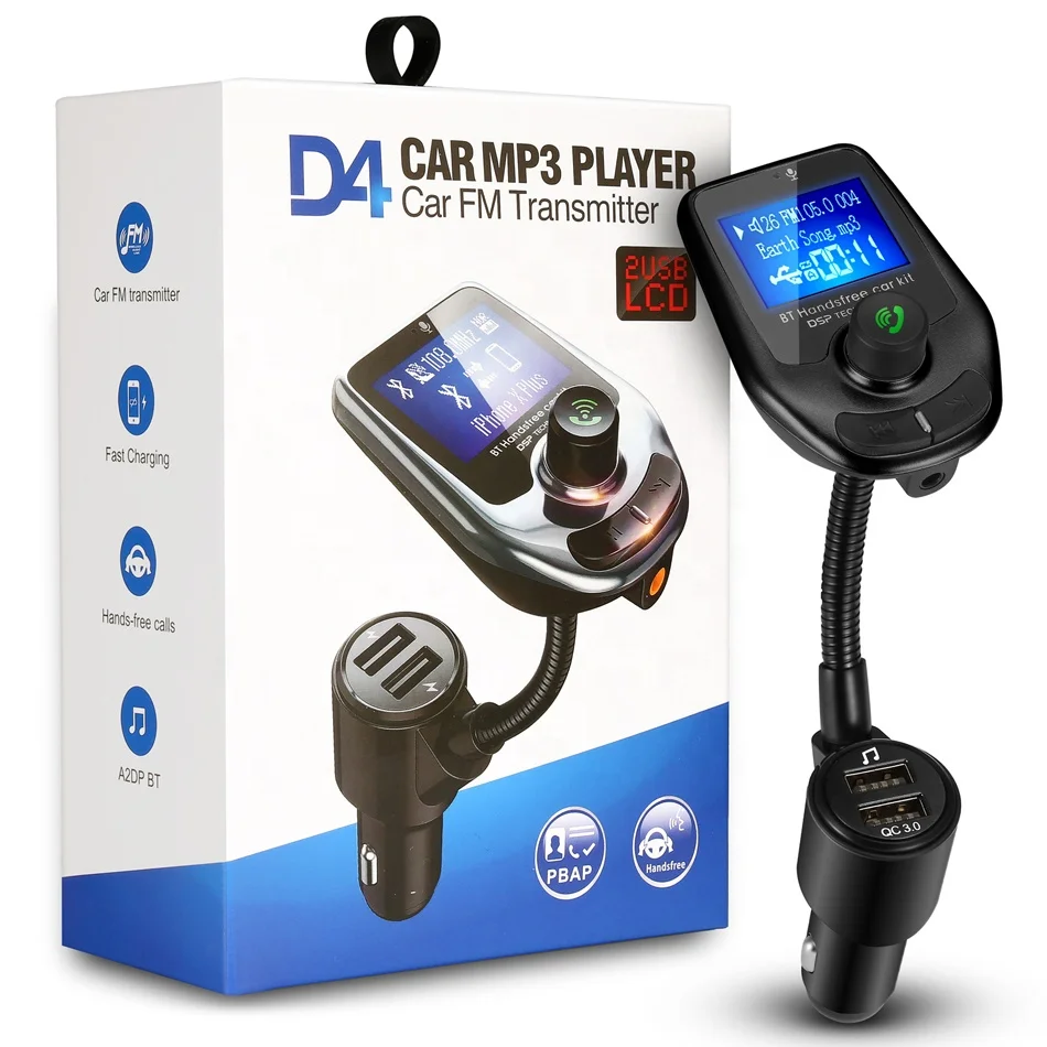 Universal D4 Car Wireless Fm Transmitter Mp3 Player With Usb Charger For Phone - Buy Fm Fm Transmitter,D4 Car Mp3 Player Product on Alibaba.com