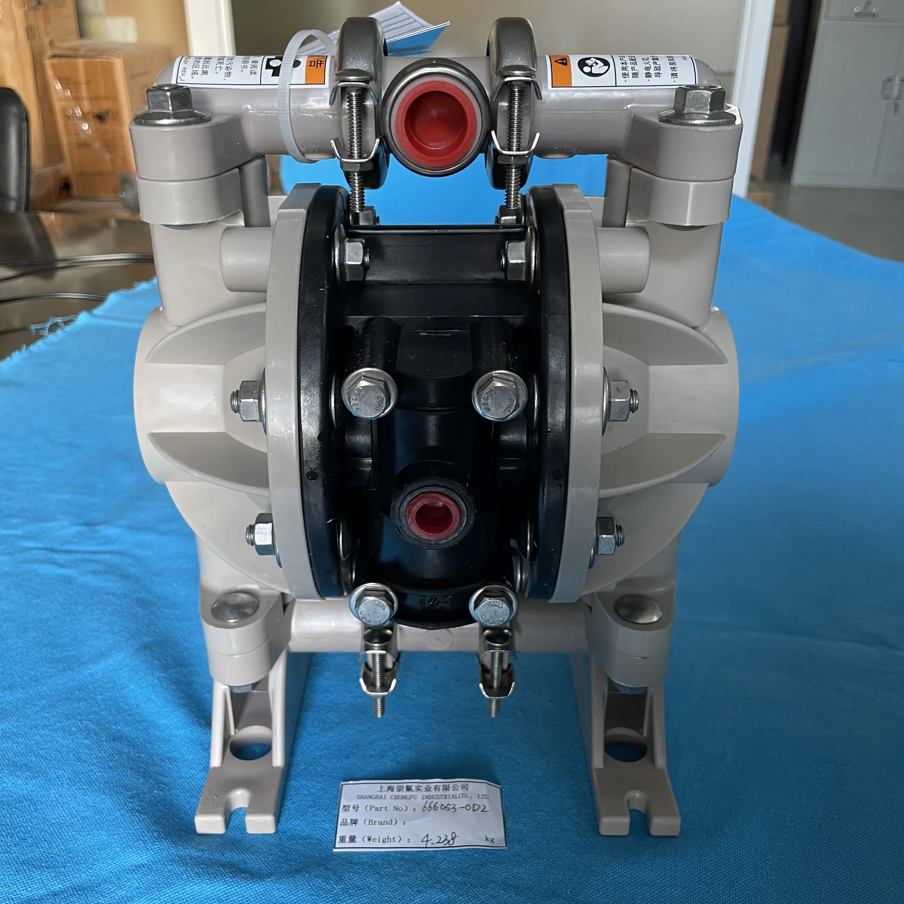 ARO Non-Metallic Air Operated Double Diaphragm Pump 666053-0D2 Pneumatic Diaphragm Pump AODD Pump supplier