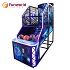 Game Basketball Game Arcade Game Machine Fancy Orange Green Blue Colors Shooting Street Basketball Arcade Game Machine