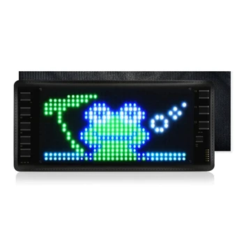 Mini flexible rolling screen RGB module led app programmable electronic signs