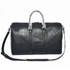 Leather Bags Bag High End Pu Crocodile Leather Overnight Bags Waterproof Leather Duffel Bag For Woman