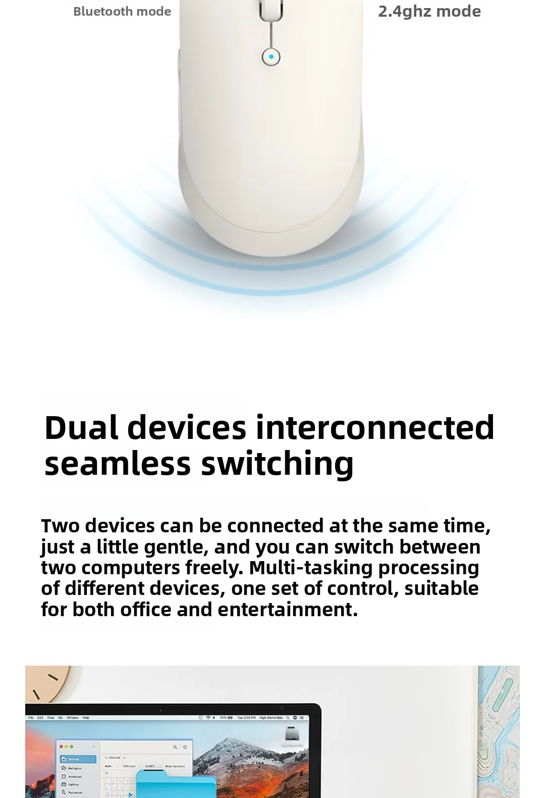 Unlock Business Success with MiiiW Wireless Bluetooth Dual - Mode Mouse