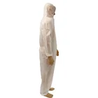 Uniform Coverall Working Uniform Disposable Working Coverall Type 5/6 Construction Coverall