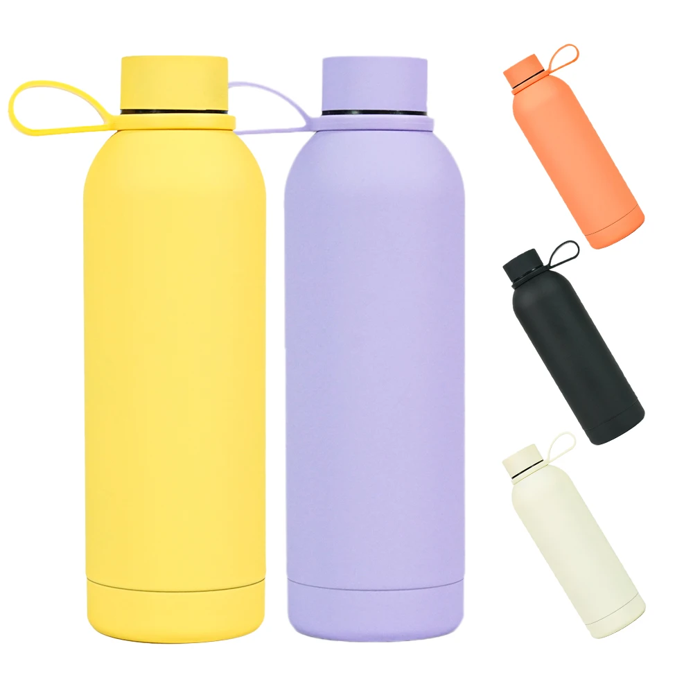 Car Nice Wide Mouth Vacuum Pink Double Walled 3 Set Big Cooling Portable Unique Stainless Steel Water Bottle With Logo