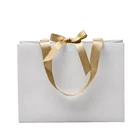 Paper Bag Handle Paper Bag High Quality New Design Luxury Recycled Custom Printing Square Paper Bag With Handle