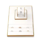 Jewelry New Design Multi Functions Luxury Jewelry Display Set White Jewelry Showcase Displays