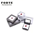 Jewelry Display Diamond FORTE Hot Stock Metal Square Jewelry Gem Display Box Diamond Collection Box