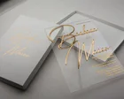 Wedding Wedding Invitations New Design 2021 Custom Clear And Mirror Acrylic Wedding Invitations In A Box