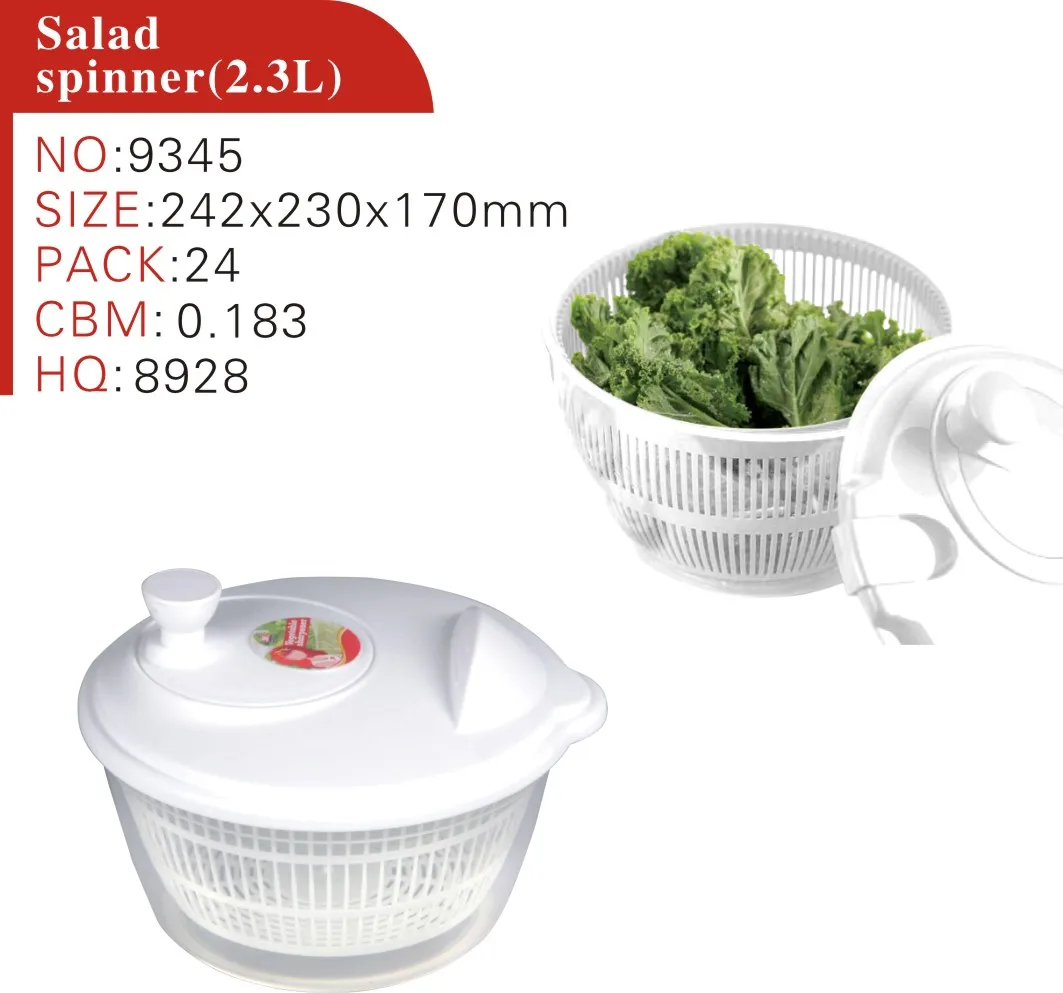 Eco-Friendly Plastic Vegetable Choppers Salad Spinner Maker Salad dryer