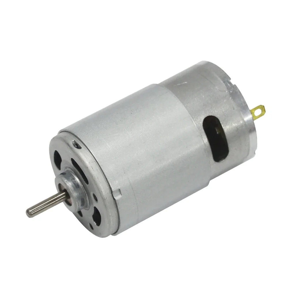 DC 12V JOHNSON 550 DC Motor 3.175mm High Speed High Power for Electric Tool Toy 