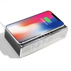 Oem Charger Factory OEM ODM Universal Wireless Charger For Samsung With Clock And Temperature LED Display