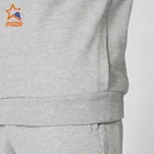 Hoodies Long Sleeve Hoodie Winter Customize Mens French Terry Hoodies 100% Cotton Blank Long Sleeve Grey Hoodie