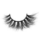 Length Eyelashes 8mm-25mm Private Label High Quality 100% Real Mink Fur 8-25mm Length 6D Mink Eyelashes
