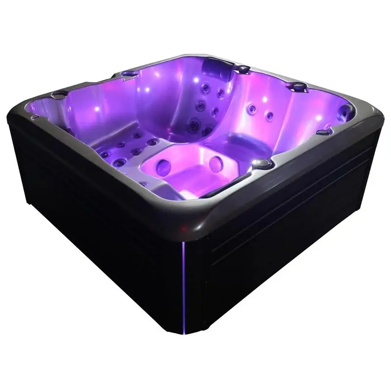 Acrylic Hot Tub Whirlpool Spa Tub with 30 Jets and Balboa BP601G1 + TP500 Control System for 5 People Family Outdoor