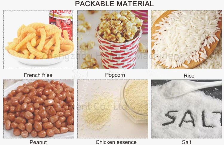 Automatic Vertical Poultry Food Snack Granular Salt Sugar Dating Grain Bean Fish Pellet Processing Packing Machine details