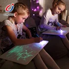 Magic Board Kids Writing Board Cheap Kids Creative Writing Graffiti Toy Magic Dark Fluorescent Drawing Board