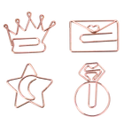 Paper Clips Paper Clip Manufacturers Metal Iron Rose Gold Crown Paper Clips Paperclip