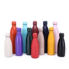 Bottle Bpa Free Approval Custom Double Wall Cola Shaped Drinking Vacuum Insulated Sport Stainless Steel Water Bottle