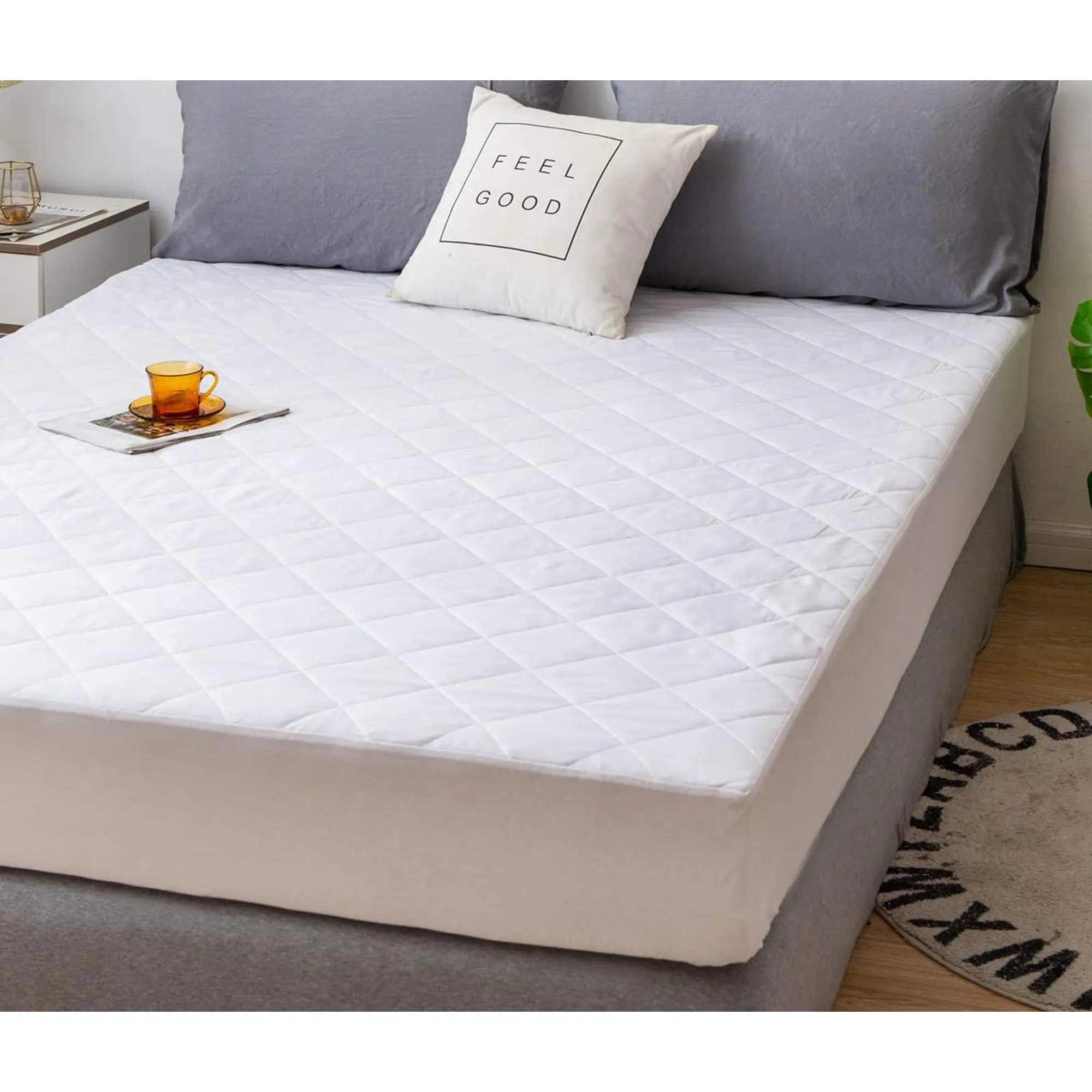 Mattress Protector for Bedwetters Fitted Sheet Style Soft 100% Waterproof 