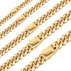 Bracelet NUOYA Hip Hop Jewelry Miami Link Stainless Steel Bracelet Men Cuban Bracelet