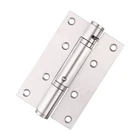 Door Hinge Invisible Door 4 Inch Cushion Damping Stainless 304 Silver Door Hinge