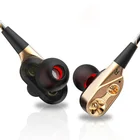 Gaming Earphones Amazon Hot Sale QKZ CK8 Earphone In-ear Headset Double Motion Ring HIFI Gaming Headphones