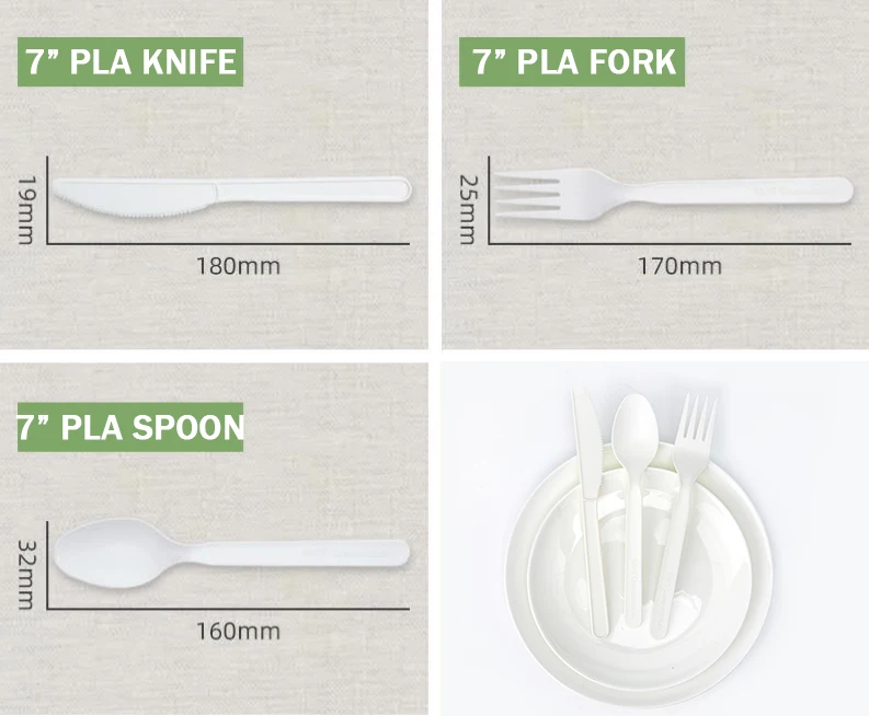 Cpla Wholesale Individual Packaging Compostable Disposable Cpla Knife