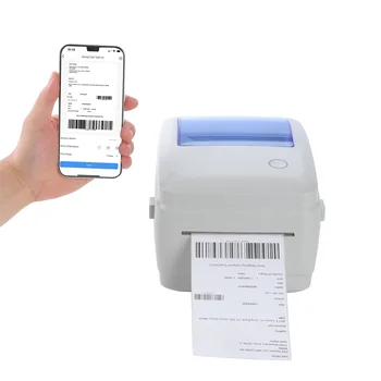 Bide BQ480 Shipping Label Printer Barcode Label 4x6 Roll Sticker Thermal Printer with Wireless Thermal Label Printer