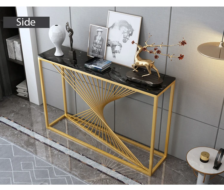 High quality Modern Marble  console table home furniture hallway table decor