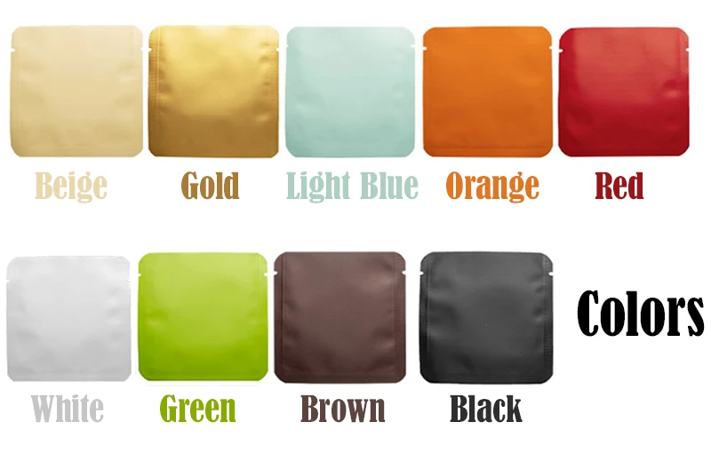 차 플라스틱 알루미늄 호일 라미네이팅된 히트 씰 커피 씰 백 포장을 위한 재밀봉 가능한 지플락 샘플 향낭 1