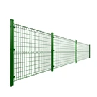 Garden Powder Coated Garden Curved Welded Wire Mesh Fence Perimeter Fencing Garden Fence