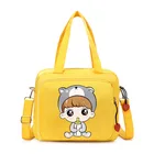 Nylon Cute Cheap Waterproof Handbags Wholesale Nylon Shoulder Handbag With Cute Baby Carton For Mommy