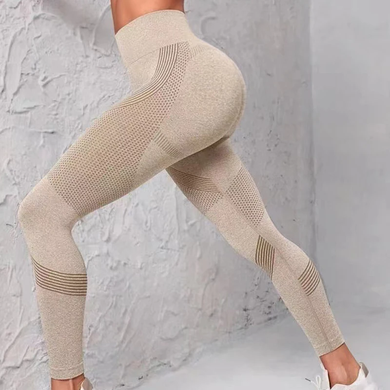 Wholesale Yoga Leggings Seamless Sportswear High Waist Yoga Pants Gym Clothing Fitness Wear Scrunch Butt Leggings For Women