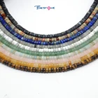 Beads Natural Wholesale Heishi Beads Natural Stone Flat Round Wheel Beads For Jewelry Making