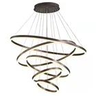 Chandelier Nordic Luxury LED Ceiling Pendant Lamp Modern For Dining Room Living Acrylic Circle Ring Chandelier