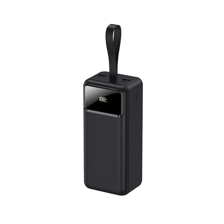 2023 Neu Lancierte 40000mAh Power Bank Spiegel Display LED Licht Tragbare Ladegerat Backup Batterie