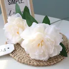 Wedding Wholesale Wedding 2 Large Heads Artificial Silk Flower Peony For Backdrop