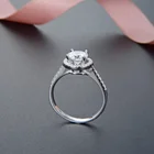 925 Diamond Wedding Ring 925rings High Quality 925 Sterling Silver 3a Cubic Zirconia Diamond Engagement Wedding Ring