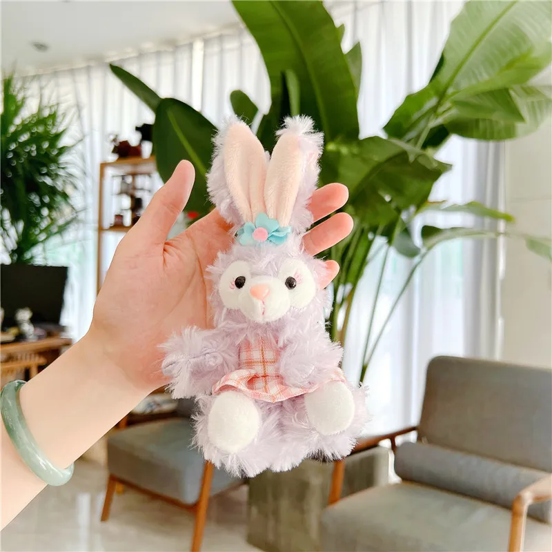 Wholesale Kawaii Bunny Cartoon Anime Llaveros Cute StellaLou Kids toys Bag accessories Plush Toys Plush key chains