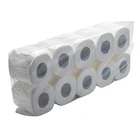 Toilet Toilet Tissue OEM Custom Logo Recycled Pulp Toilet Tissue Paper Roll With Individual Packaging