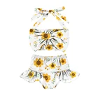 Beachwear Kids Swimsuit Wholesale Baby Kids Bikini Girls Beachwear 2 Piece Swimsuit Kids Girls Swimwear Kids Beachwear