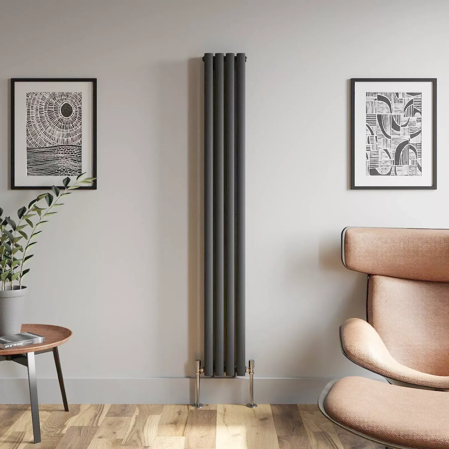 Vertical Designer Radiator, Steel, HVAC - detail 38