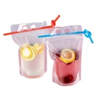 Beverage Bag Packaging Bags Milk Tea Cold Drink Beverage Bag Ziplock Disposable Juice Takeaway Packaging Bags