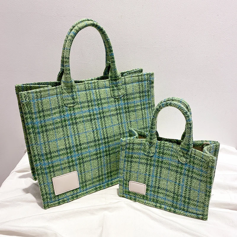 ladies tartan bag