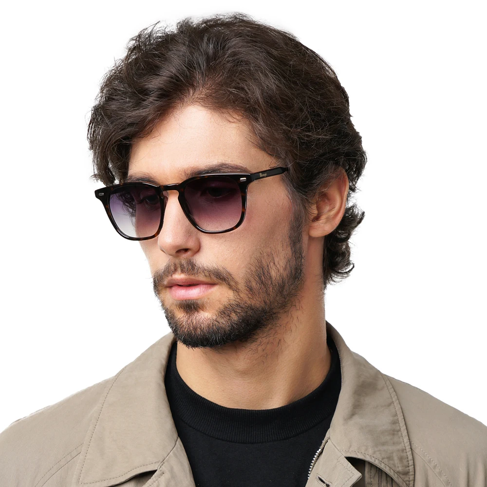 gradient retro square sunglasses