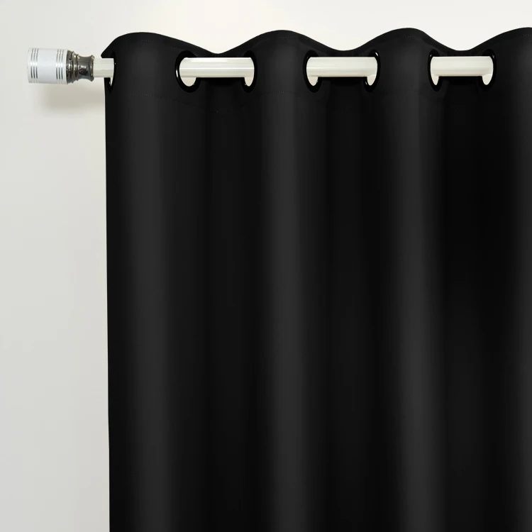 Hot sale ready made blackout luxury hotel use european curtains with custom logo